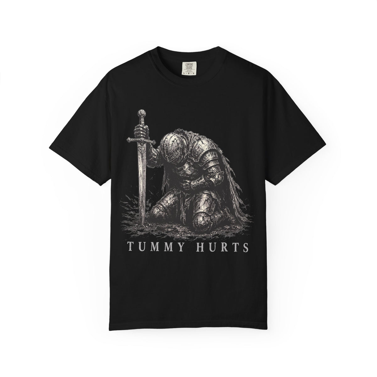 Medieval Knight "Tummy Hurts" Tee