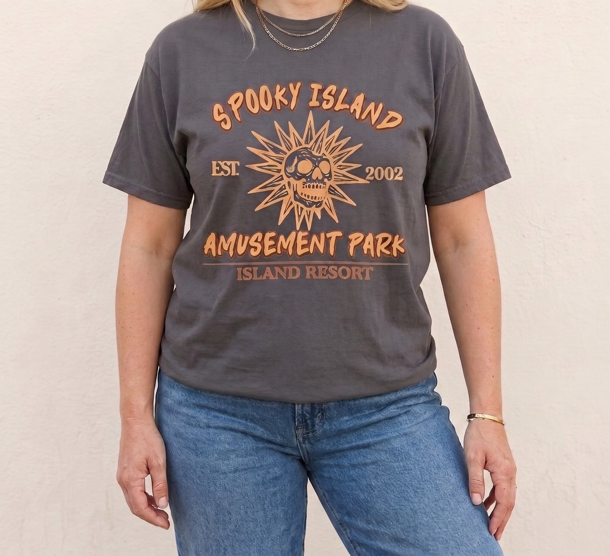 Spooky Island Amusement Park Tee