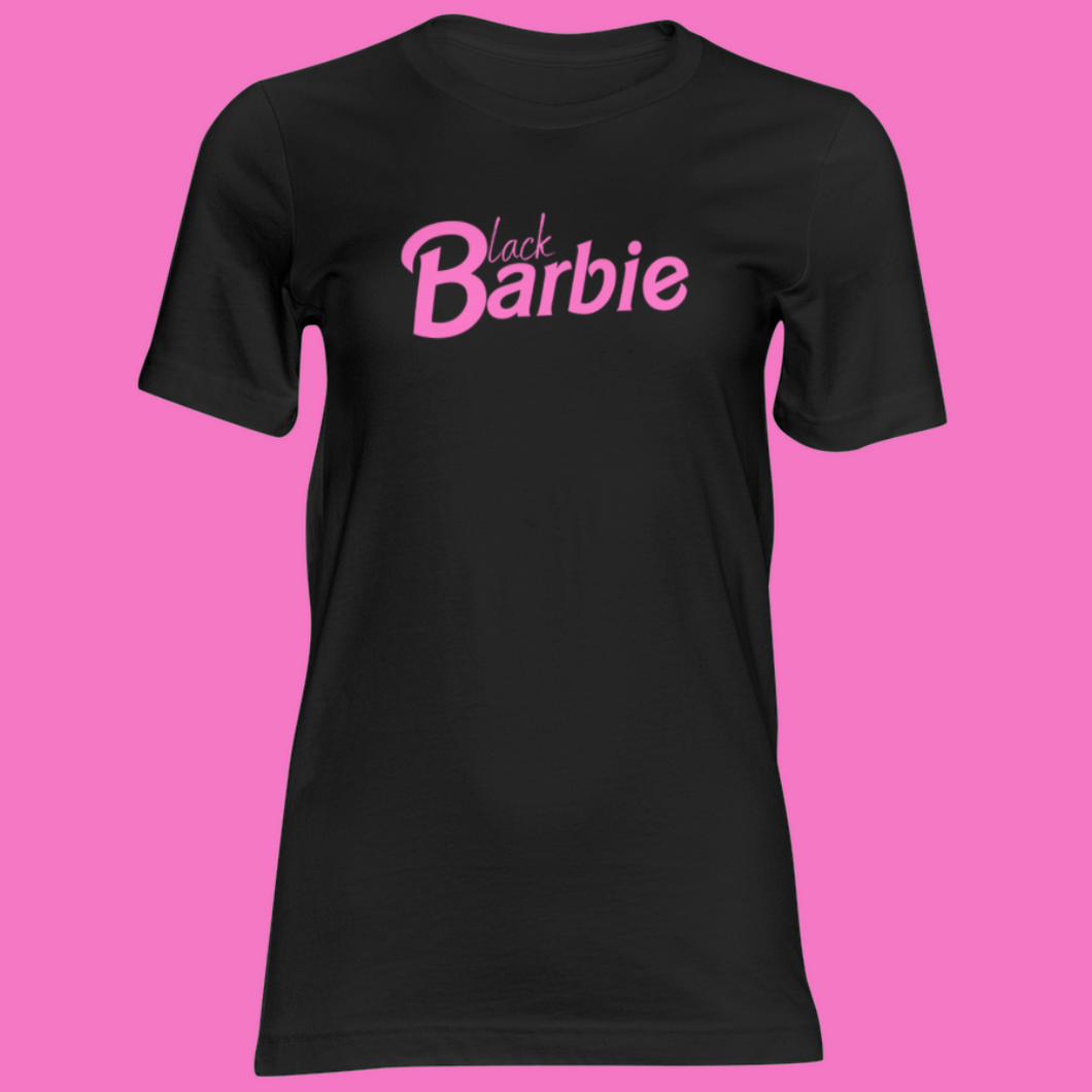 BLACK BARBIE TEE