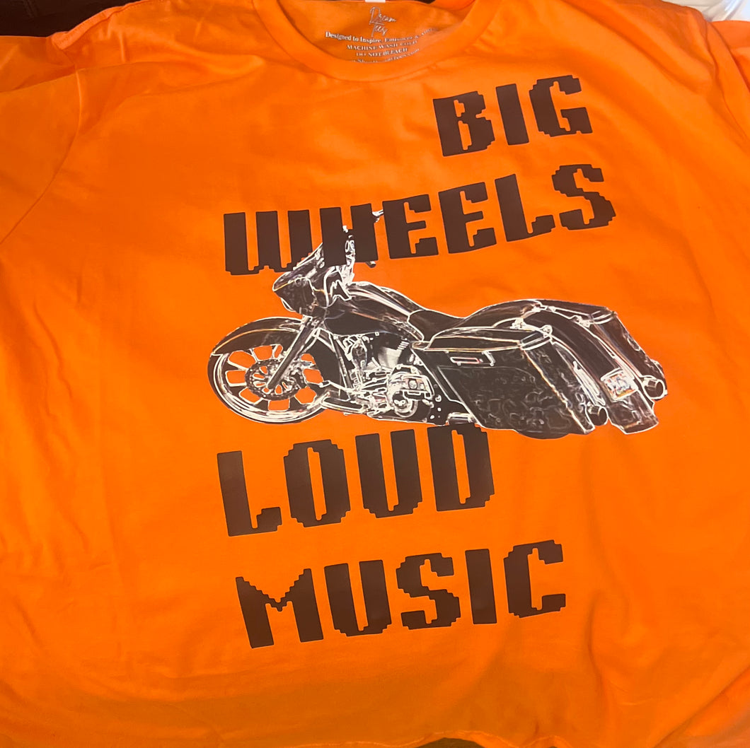 Big Wheels Loud Music T-Shirt