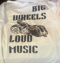 Load image into Gallery viewer, Big Wheels Loud Music T-Shirt
