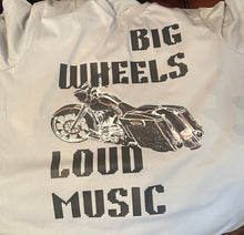 Load image into Gallery viewer, Big Wheels Loud Music T-Shirt
